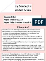 Gender & Sex