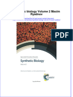 (Download PDF) Synthetic Biology Volume 2 Maxim Ryadnov Online Ebook All Chapter PDF
