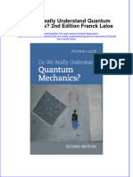 [Download pdf] Do We Really Understand Quantum Mechanics 2Nd Edition Franck Laloe online ebook all chapter pdf 