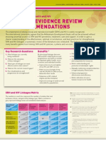 Hiv Linkages Evidence Review 2009
