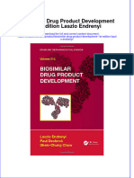 [Download pdf] Biosimilar Drug Product Development 1St Edition Laszlo Endrenyi online ebook all chapter pdf 