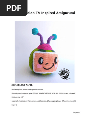 cocomelon crochet dress Amigurumi doll pattern JJ Baby CoComelon Crochet toy
