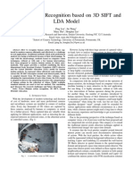 Human Action Recognition using 3D SIFT and LDA