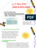 3.7 the Imam in Shi’a Islam