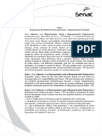 Tratamento de Dados Pessoais Pelo Senac - Departamento Nacional (1)