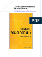 [Download pdf] Thinking Sociologically 3Rd Edition Zygmunt Bauman online ebook all chapter pdf 