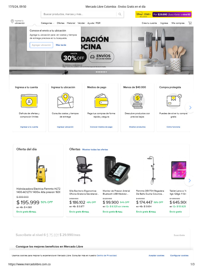 Mercado Libre Colombia - Envíos Gratis en El Día | PDF