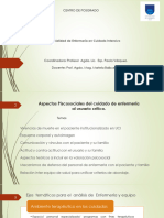 Aspectos Psicosociales Del Cuidado de Enfermeria Al Usuario Critico