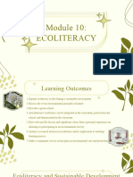 Module-10 Ecoliteracy
