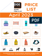 Price List For Apr 2023