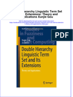 (Download PDF) Double Hierarchy Linguistic Term Set and Its Extensions Theory and Applications Xunjie Gou Online Ebook All Chapter PDF