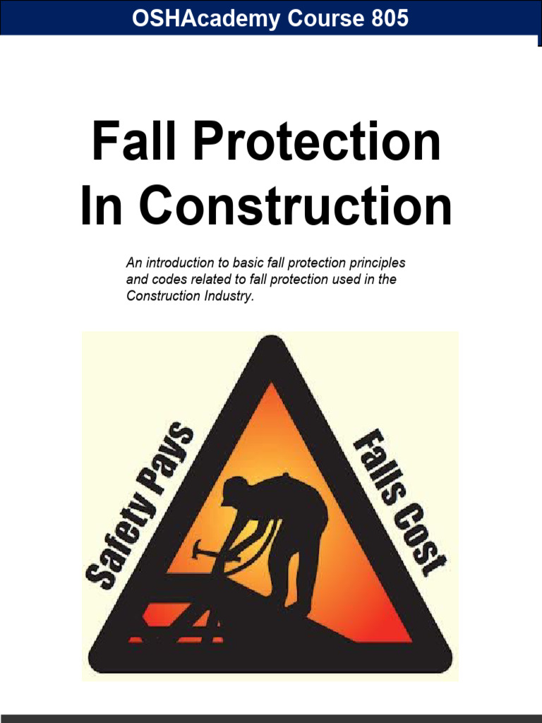 Fall Protection Standards in Construction | PDF | Safety