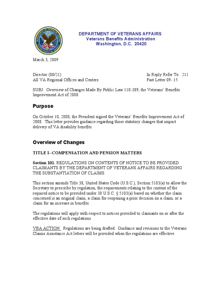 Fast Letter Sub Claimant 09 15 PDF United States Department Of 