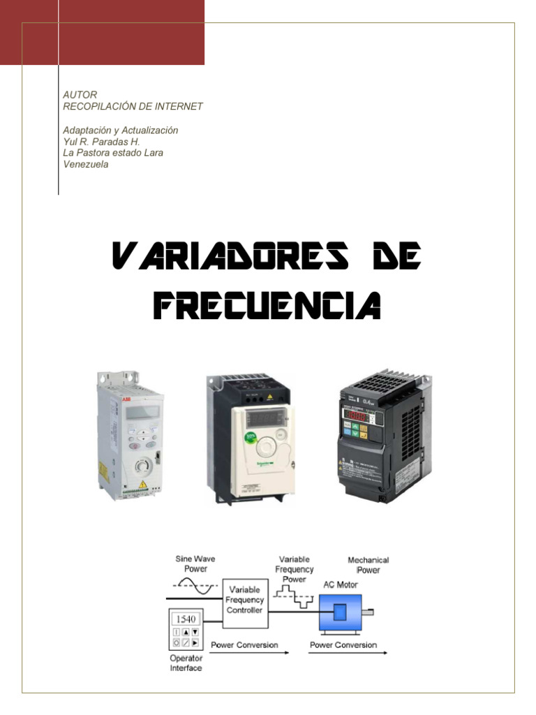 Variadores de Frecuencia y Motores de Inducción | PDF | Inversor de ...