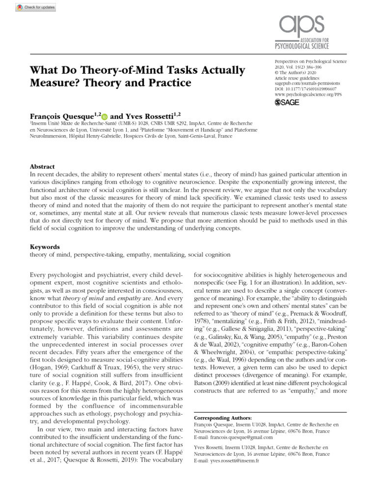 Quesque f rossetti y 2020 what do theory of mind tasks