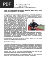 Biering-Sorensen Test Overview | PDF | Human Leg