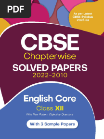Arihant Chapterwise Solved Papers English Class 12
