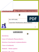 Nonlinear Pharmacokinetics