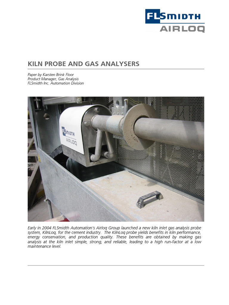 KilnLoq: Innovative Gas Analysis Probe | PDF | Industrial Processes ...