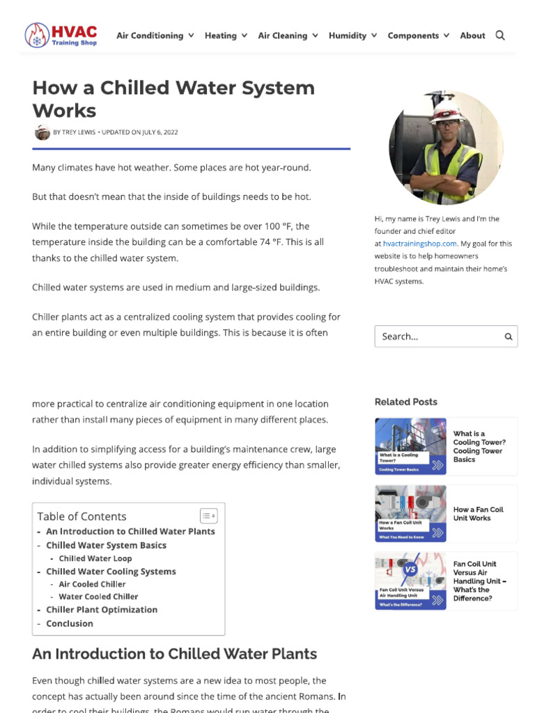 Chilled Water System Basics PDF