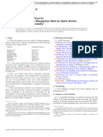 Analysis of High Manganese Steel by Spark Atomic Emission Spectrometry