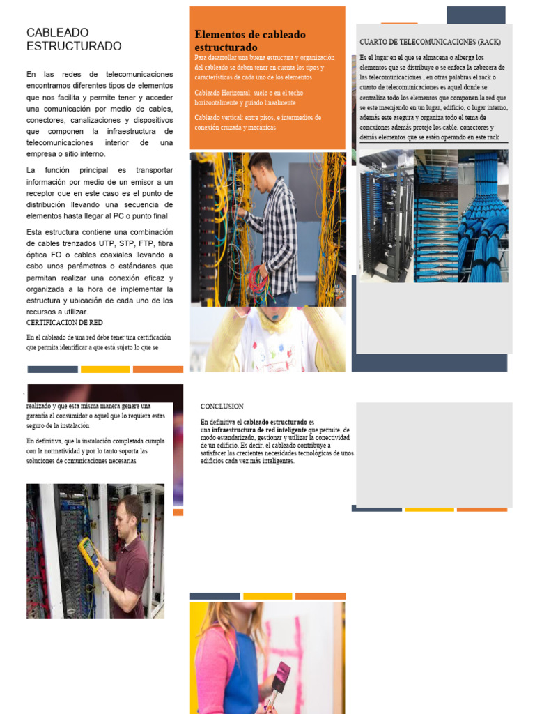 Guía de Cableado Estructurado en Redes | PDF | Telecomunicaciones ...