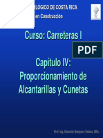 4c. Proporcionamiento de Alcantarillas y Cunetas