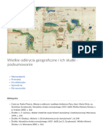 Wielkie Odkrycia Geograficzne I Ich Skutki - Podsumowanie