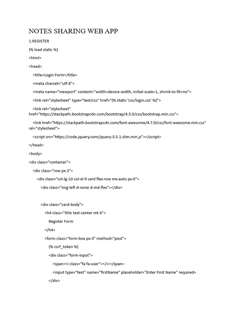 Notes sharing web app download free pdf login world wide web
