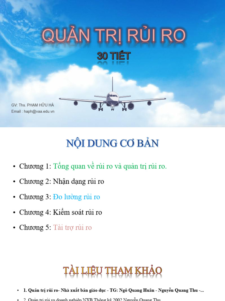 chương 1. Tổng quan về quản trị rủi | PDF