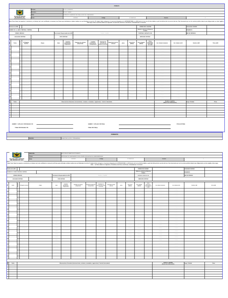 Certificado Cumplimiento Rutas Escolares | PDF