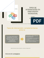 Rascován. Tipos de Intervenciones en OVO.