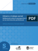 Marconi A, Romoli G "Género y Trabajo Social Reflexiones Sobre La Perspectiva de Género en La Intervención profesional"-UNLP