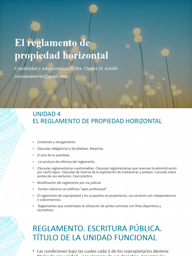 Reglamento de Propiedad Horizontal: Claves y Normas | PDF | Condominio ...