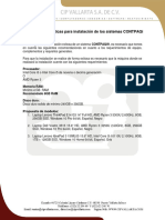 Características para Instalación de Los Sistemas ContPAQi