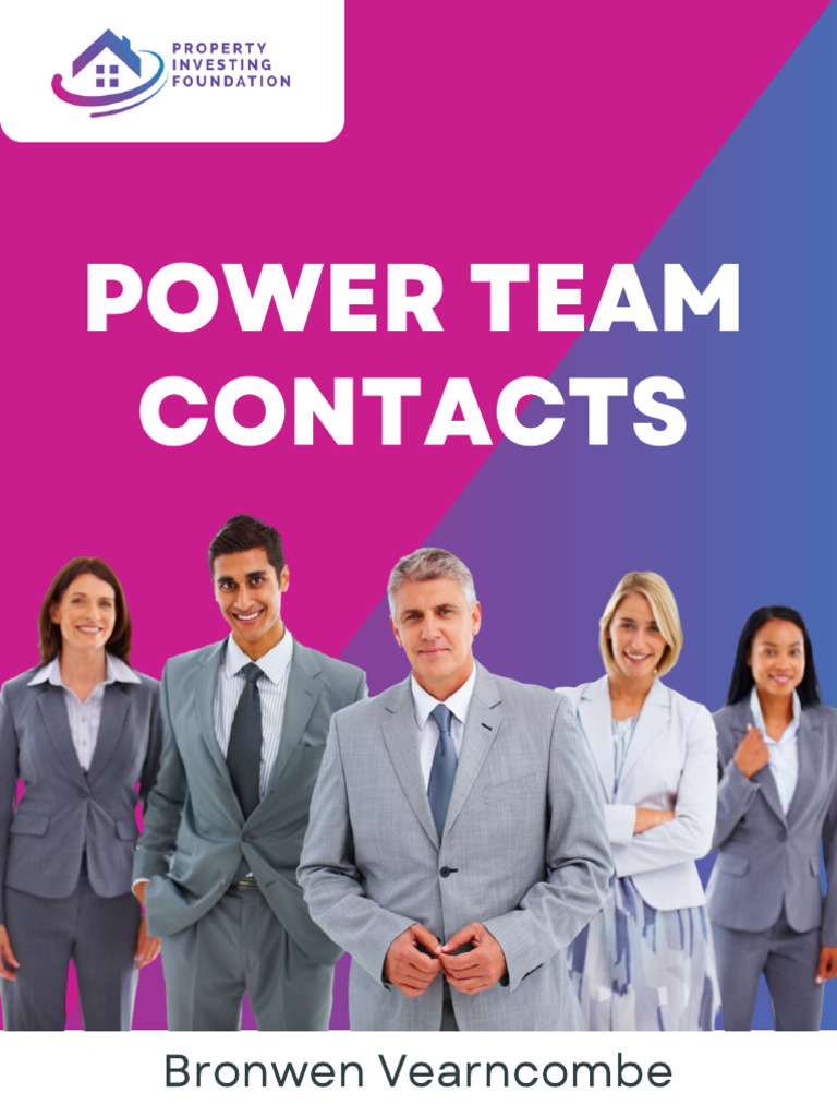 Building Your Real Estate Power Team | PDF