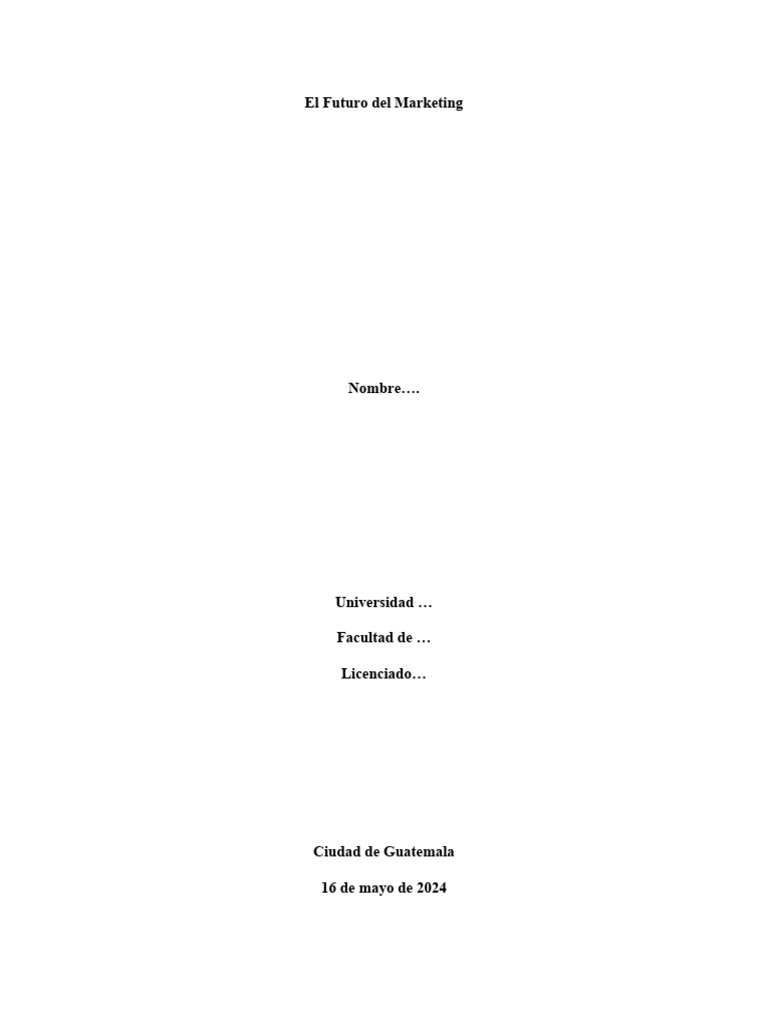 Futuro del Marketing y la IA | PDF | Marketing | Inteligencia artificial