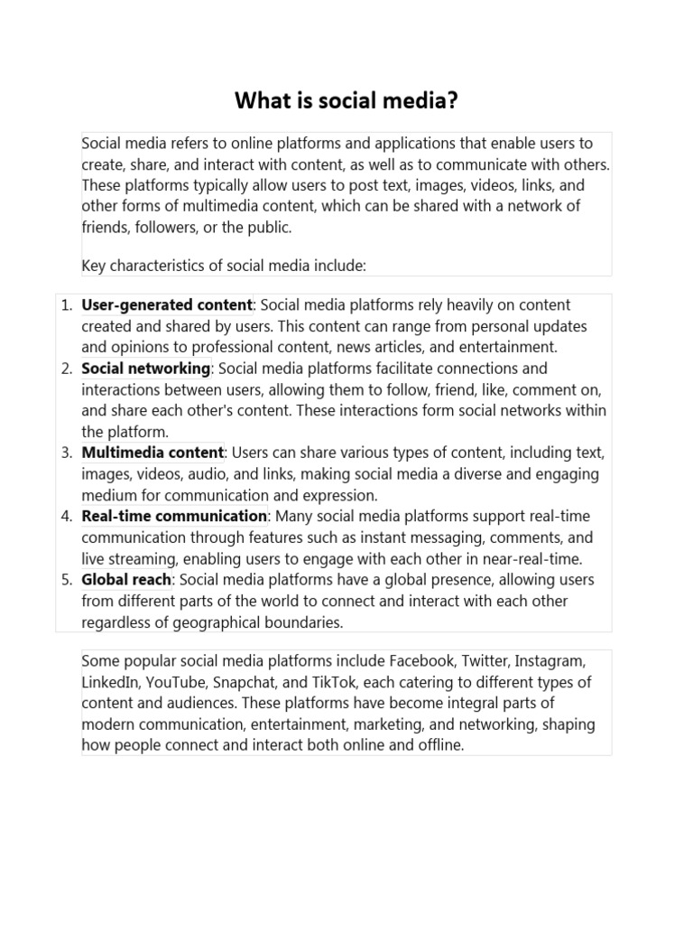 CLIP Unit-3 | PDF | Popular Culture & Media Studies | Social Media