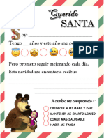 Carta Santa Dinosaurio