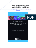 (Download PDF) Durability of Reinforced Concrete Structures 1St Edition Paul Chess Online Ebook All Chapter PDF