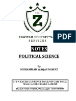 Political Science by Waqas Nawaz Outline Imp