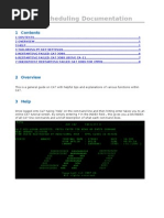 CA7 Scheduling Documentation