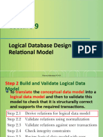 Lecture 9 - Logical DB Design