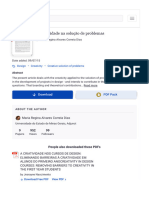 (PDF) A Criatividade Na Solução de Problemas - Maria Regina Alvares Correia Dias - Academia - Edu