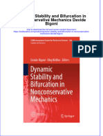 (Download PDF) Dynamic Stability and Bifurcation in Nonconservative Mechanics Davide Bigoni Online Ebook All Chapter PDF