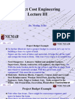 ACF 503 Lec - 3 Project Budgeting