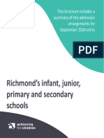 Infant Junior Primary Secondary Schools Brochure