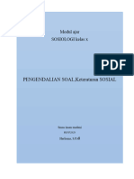 Modul Ajar Pengendalian Sosial, Sosiologi KLS X