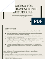 Proceso Por Contravenciones Tributarias