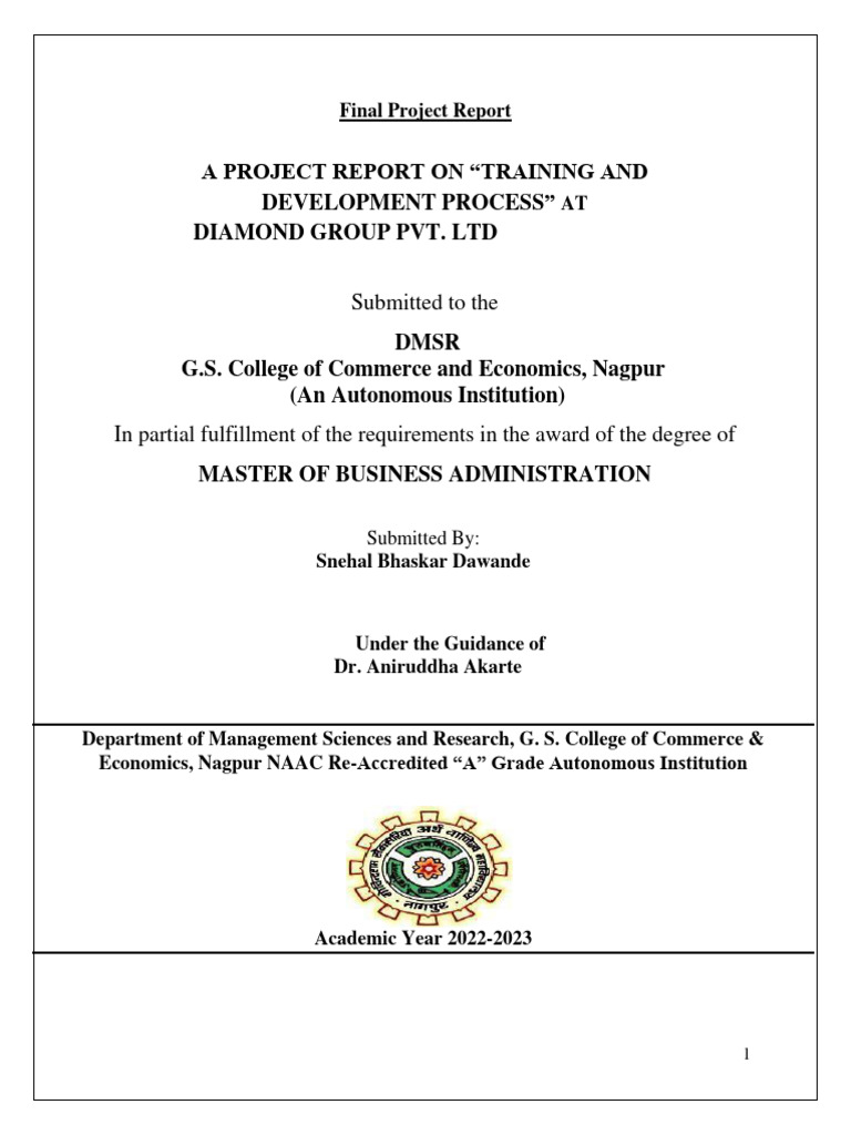 Training Development at Diamond Group | PDF | Cost Of Living ...